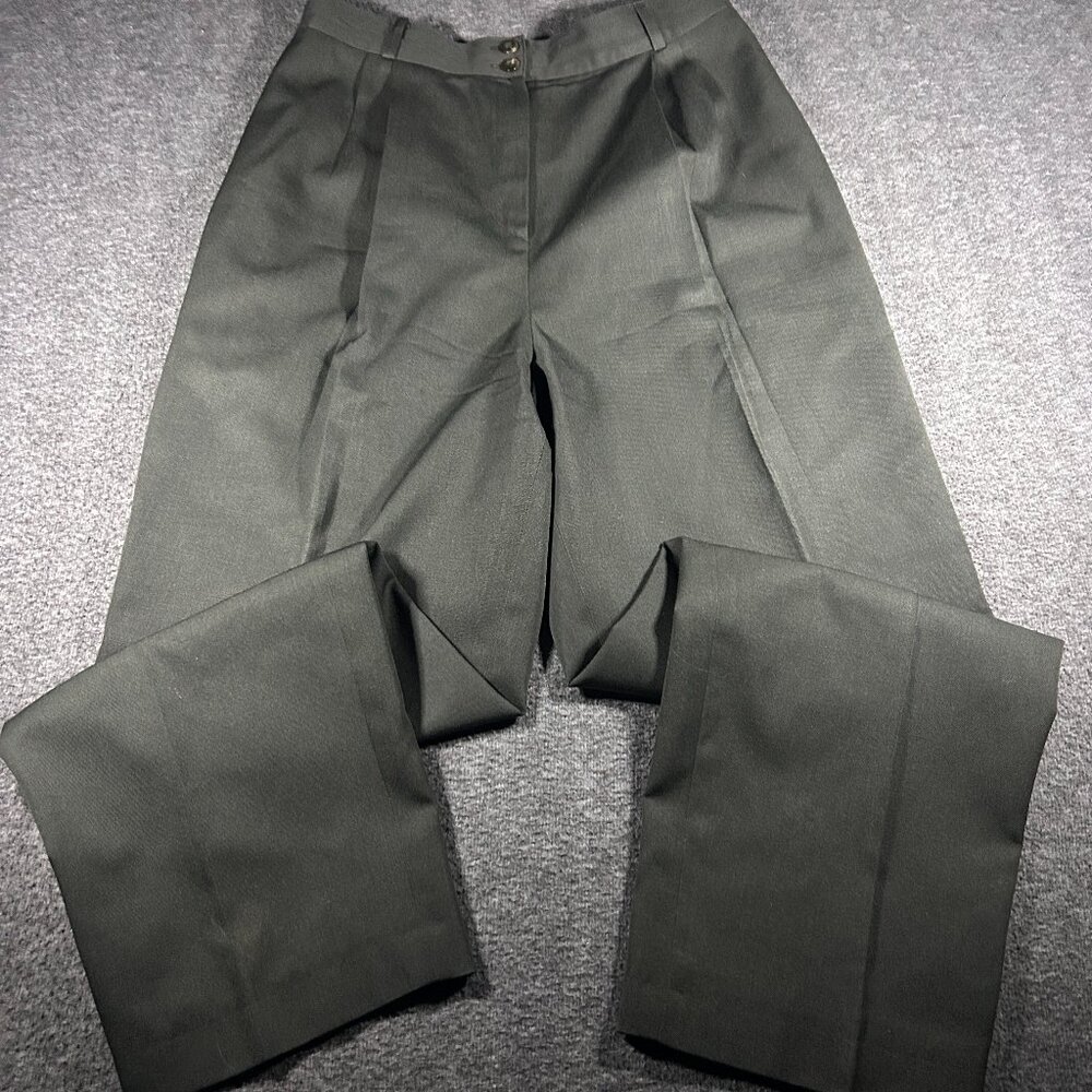 Vintage Women's Harve Benard Dress Pants 14 W-30" Wool High Waist Pleated Office